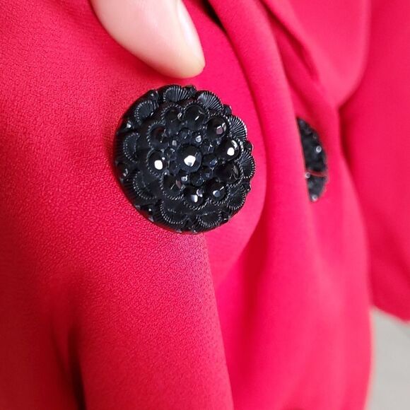 Vintage 80s double-breasted coat - Picture 6 of 12